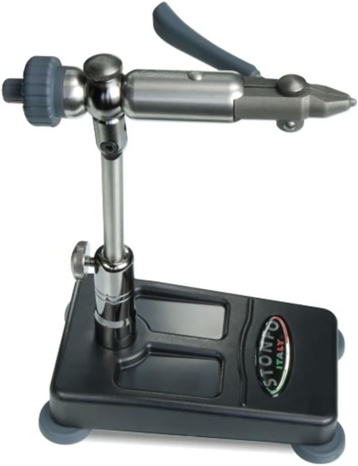 Stonfo Kaiman Klemme - Universelle Hakenklemme für PKW, LKW, Motorrad & mehr - Grau - Stahllegierung - Art. 609