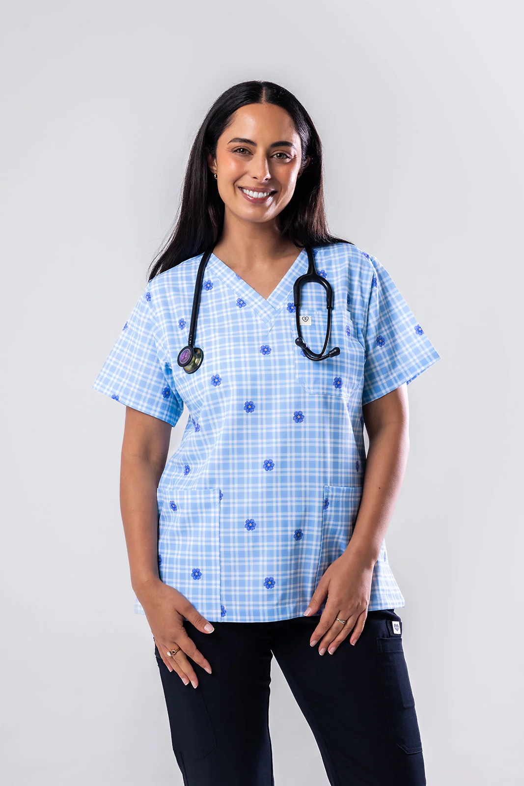Bella Bloom Scrub Top
