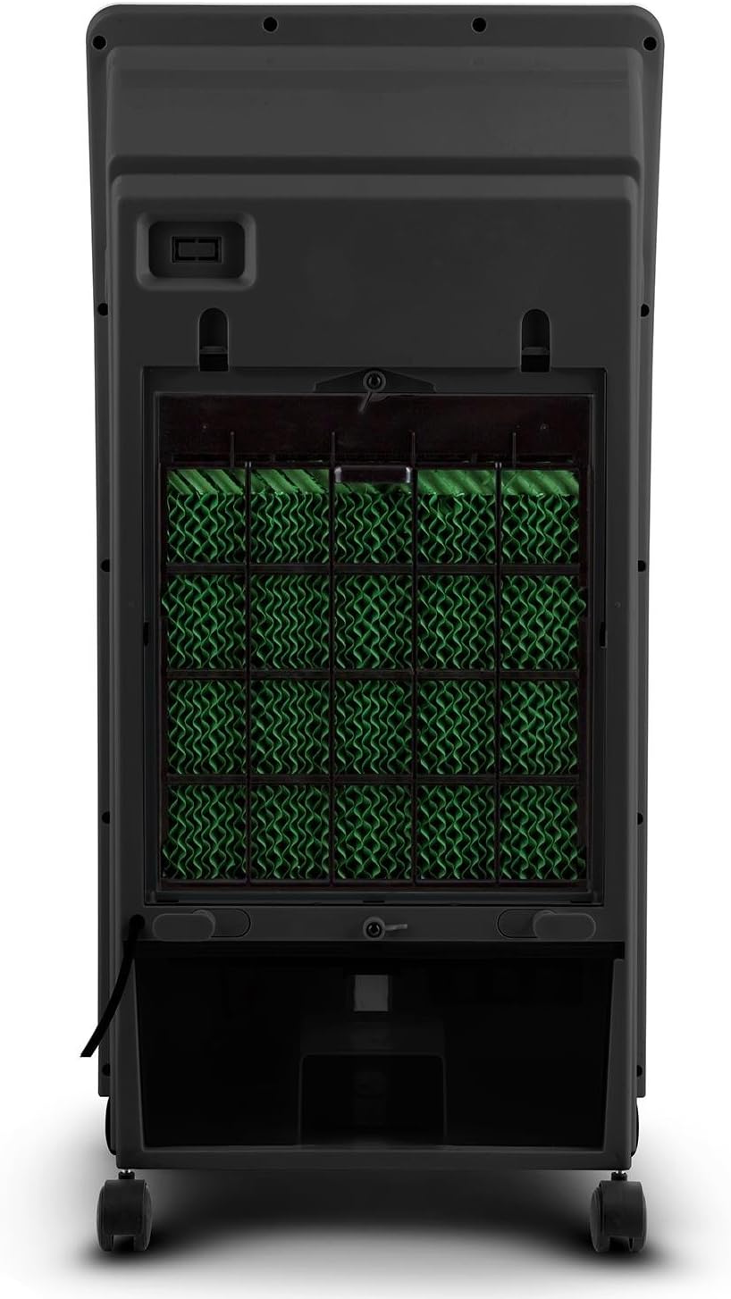 OneConcept CTR-1: Mobiler Luftkühler Luftbefeuchter Dunkelrot