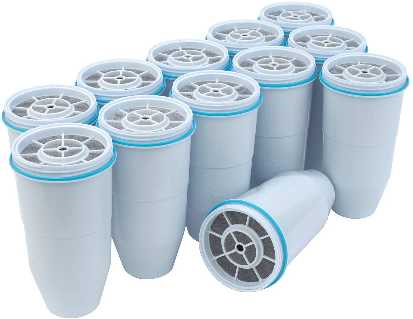 ZeroWater 12 Pack BPA Free Replacement Filters, NSF Certified, 5 Stage Ion Exchange, Removes Lead & Heavy Metals
