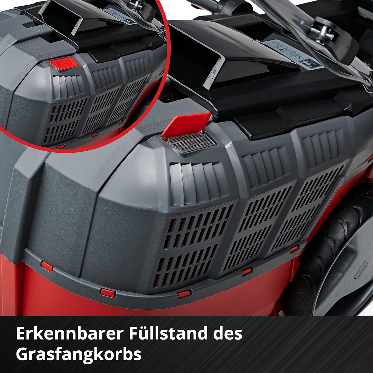 Einhell Akku-Rasenmäher GE-cm 43 Li M Kit Power X-Change (36V, 43 cm Schnittbreite, bis 600 m2, Brushless, Mulch-Kit, 63L Fangkorb, 25-75 mm Schnitthöhe, inkl. 2X 4,0Ah + 2X Ladegerät)