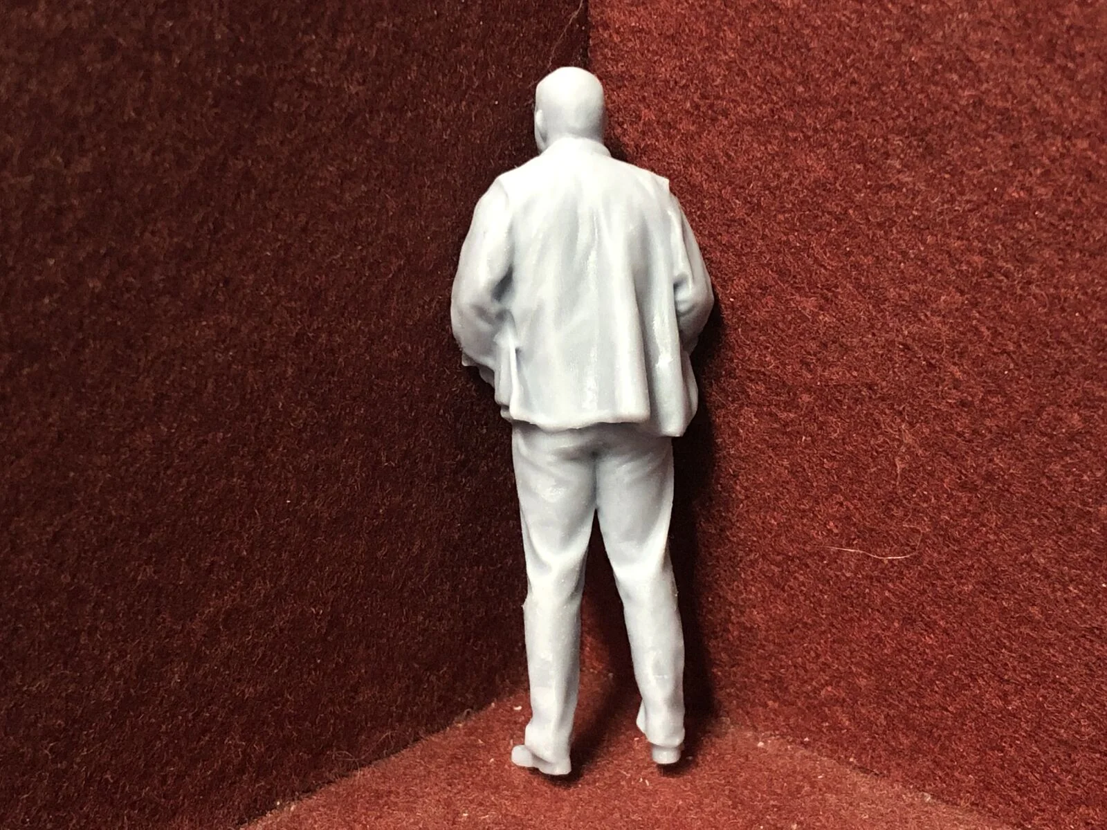 G-Scale figure - 3D scan of a real person in jacket - MD010 (also GN15)