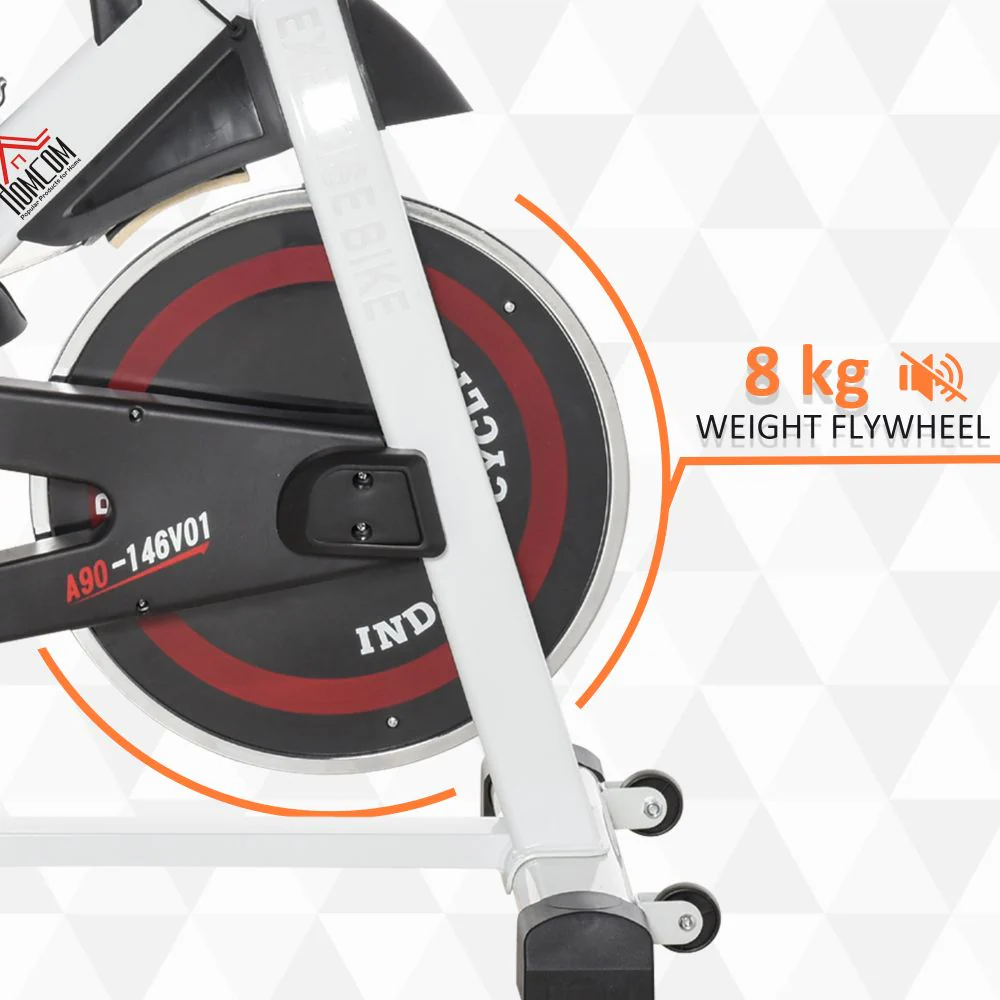 2025 HOMCOM Hometrainer met 8kg Vliegwiel