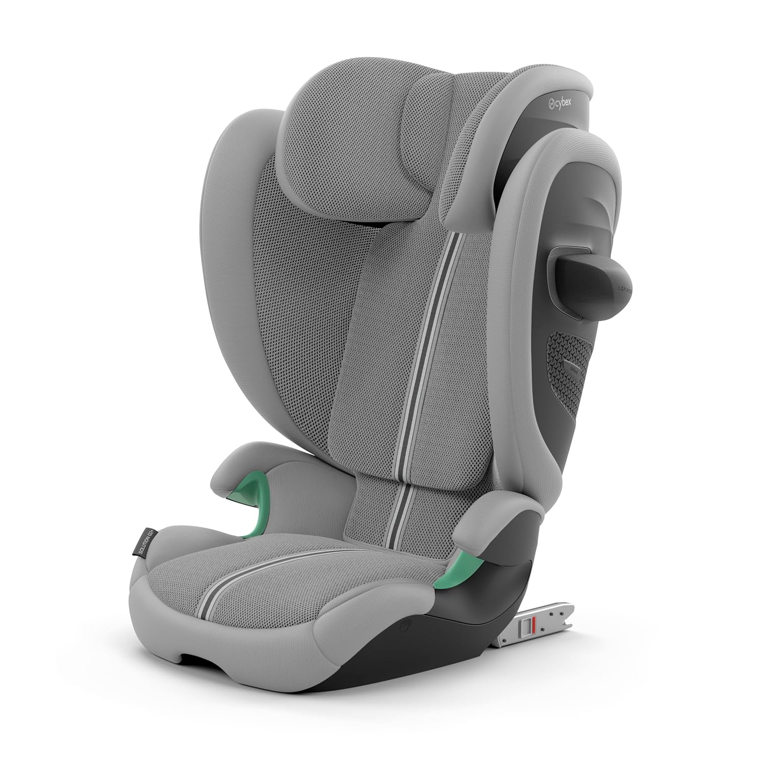 CYBEX Gold Kinder-Autositz Solution G i-Fix, F��r Autos mit und ohne ISOFIX, Ab ca. 3 bis 12 Jahre (100 - 150 cm), Ab ca. 15 bis 50 kg, Lava Grey