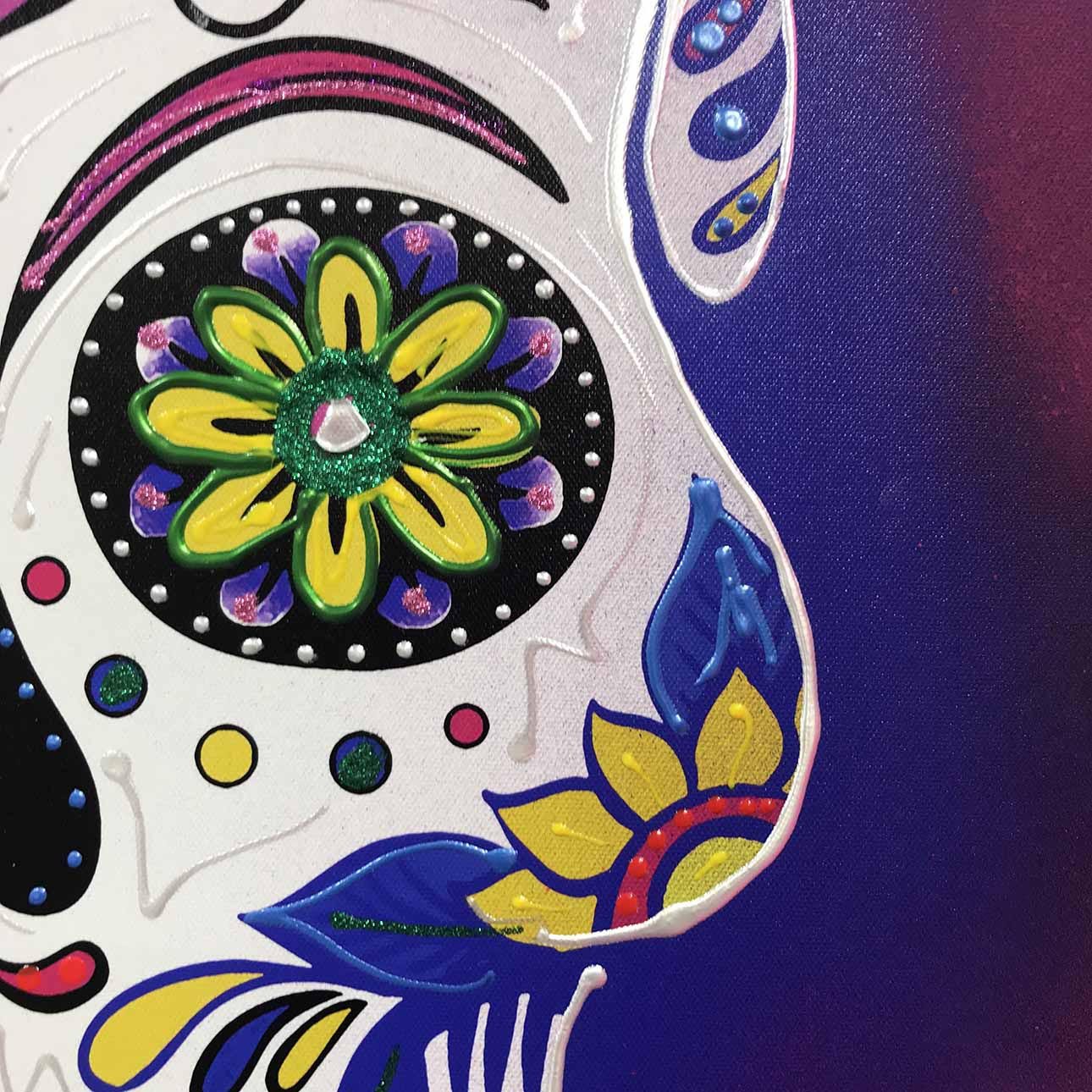 Day of The Dead Purple