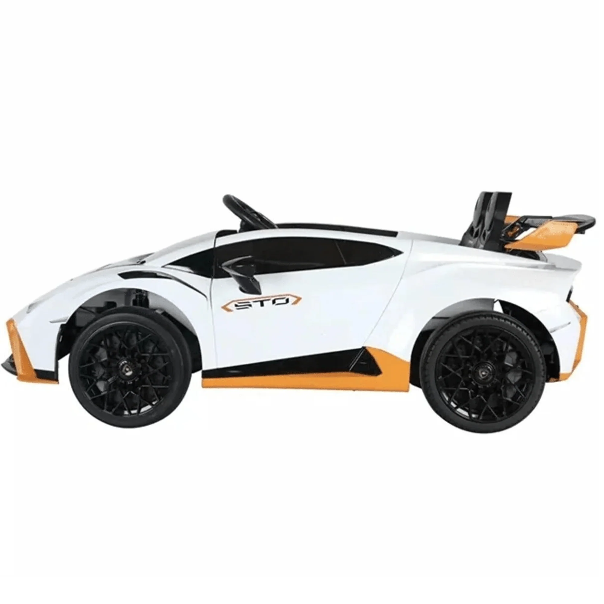 Lamborghini Huracan STO Drift 24V Children Ride on Car With a parental controller  - White
