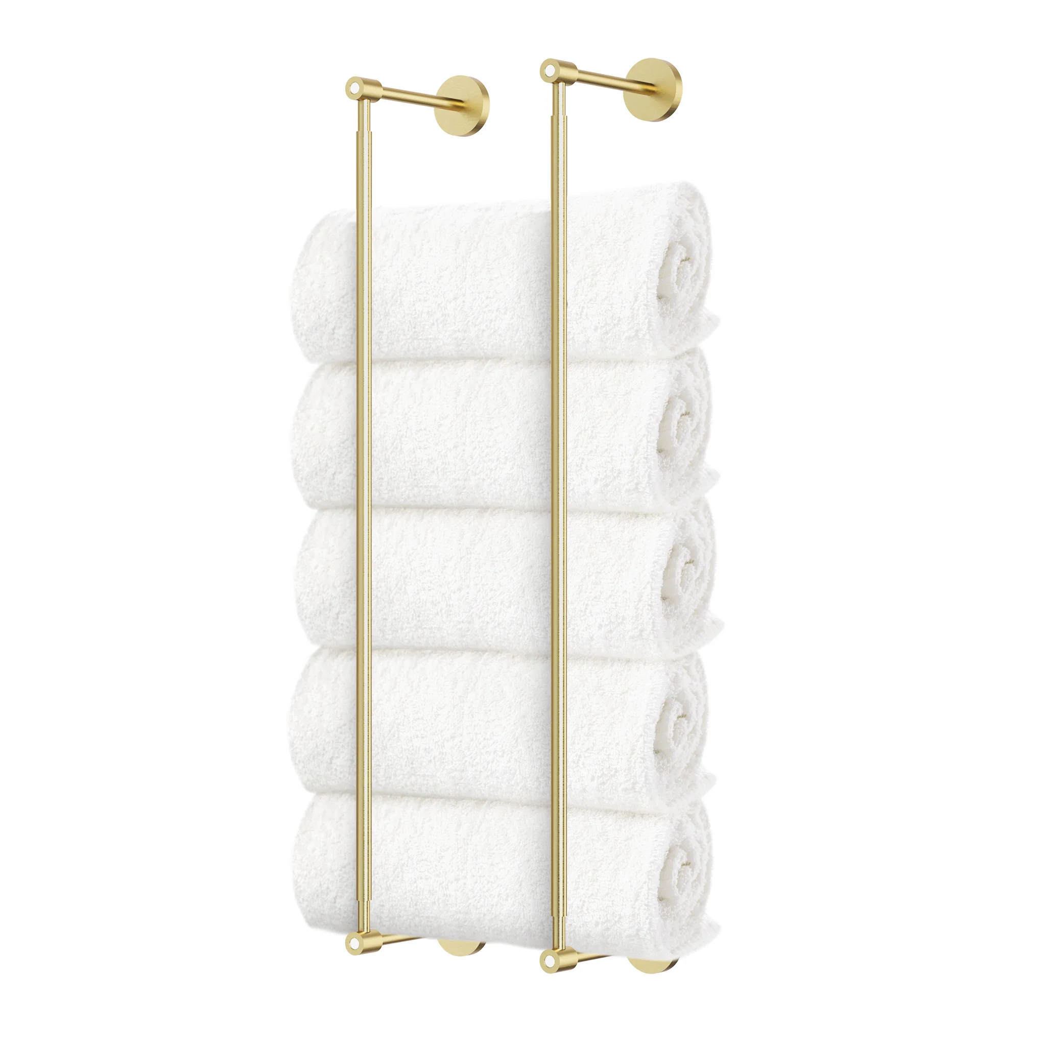 Color Head Towel Rack 24