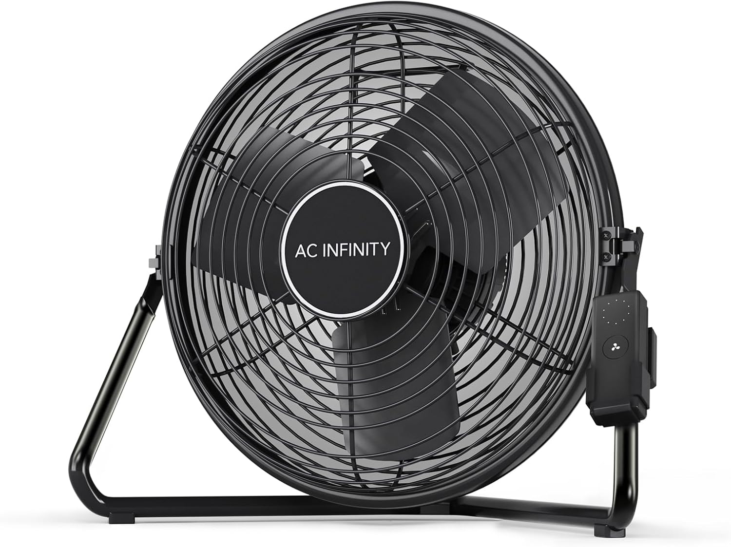 AC Infinity CLOUDLIFT S12 – Industrieller Wandventilator 300 mm mit kabellosem 10-Stufen-Drehzahlregler, EC-Motor, hohe Luftleistung, für Hydroponik Gewächshaus und Werkstatt Standfuß oder Wandmontage