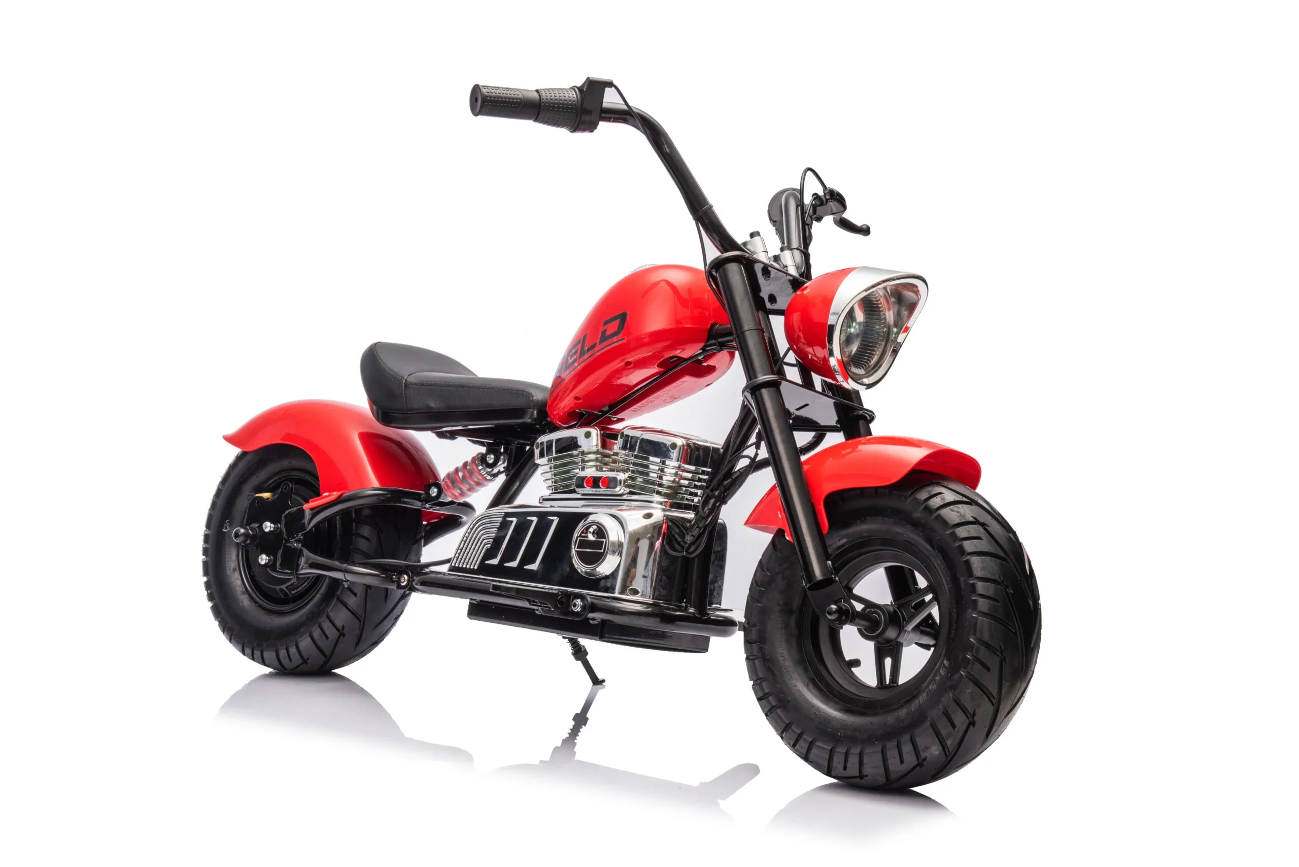 Neo Outlaw Harley style Juniors 24V Electro chopper Cruiser High Powered Kids Electric Motorbike - Red