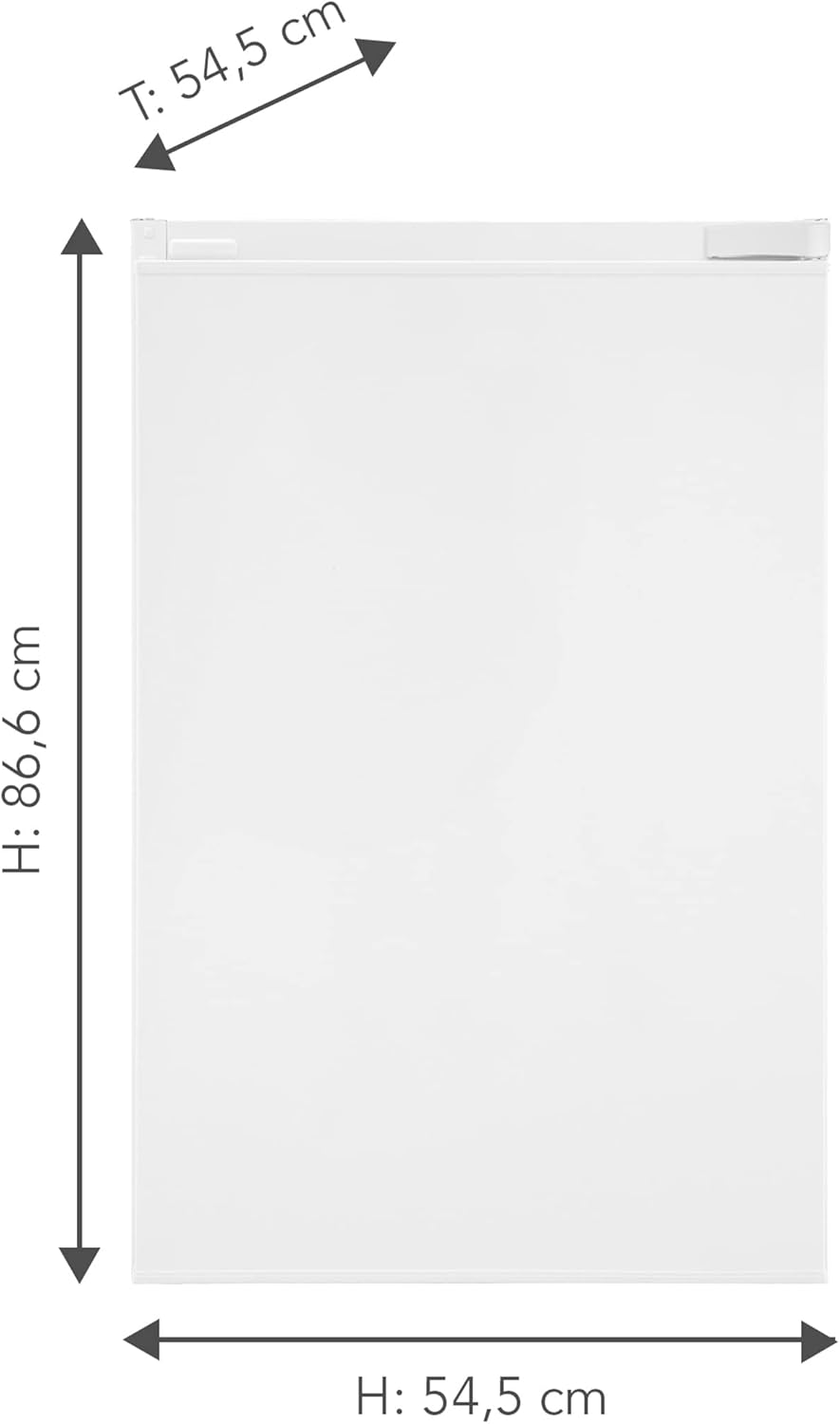 Beko B1804N Einbau-Kühlschrank, Unterbau, für 88er Nische, 126 Liter Nutzraumvolumen, 3 Ablagen, Gemüsefach, Flaschenhalter, 92 kWh/Jahr, LED-Innenbeleuchtung, Weiß