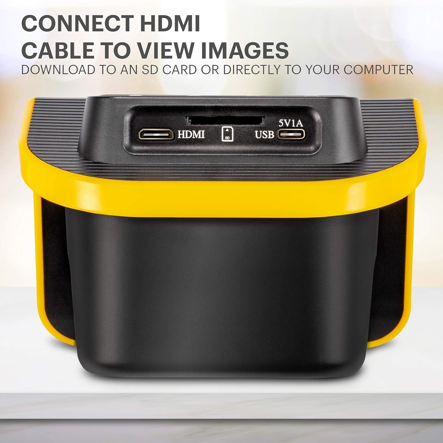 KODAK Slide N SCAN Film und Slide Scanner mit 5 Zoll LCD-Bildschirm, Schwarz