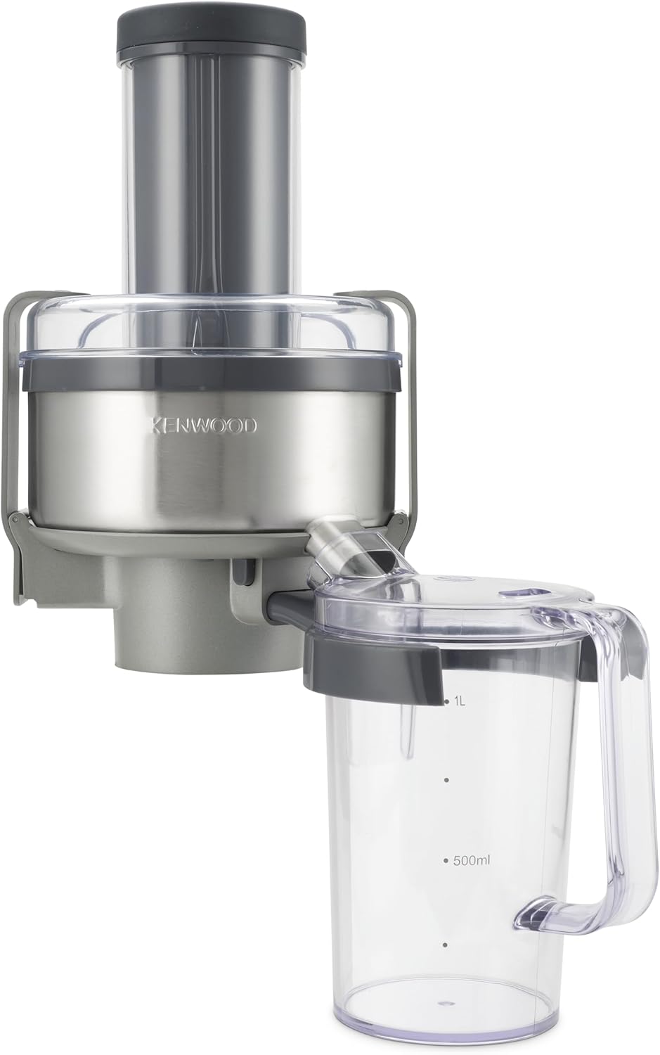 Kenwood Profi-Entsafter AT641 für Küchenmaschine Cooking Chef KM 070, Edelstahloptik, 20 x 27 x 31 cm
