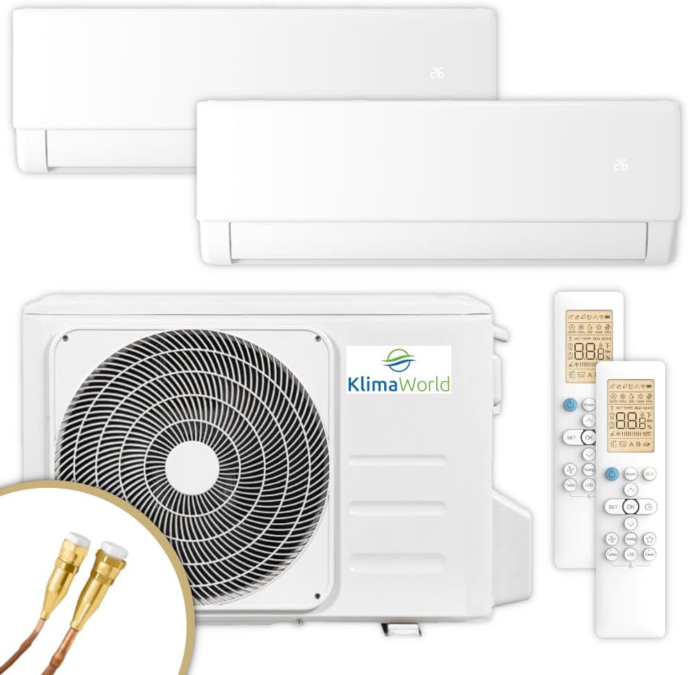 KlimaWorld Multisplit Klimaanlage | NEXA S5 E Duo | 2x2,6 kW | Quick-Connect