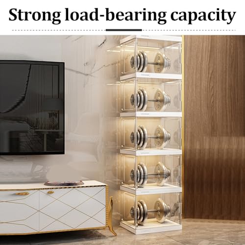 Vetrina in vetro per oggetti da collezione Curio China con ante in vetro acrilico, vetrina acrilica (40 x 32 x 154 cm) : Amazon.it: Casa e cucina