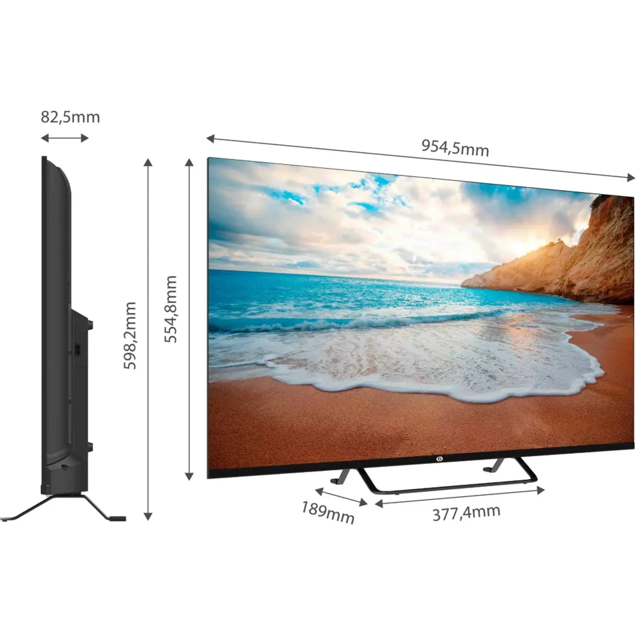 Essentiel-B QLED TV 4K 43QLED306  - 43 inch