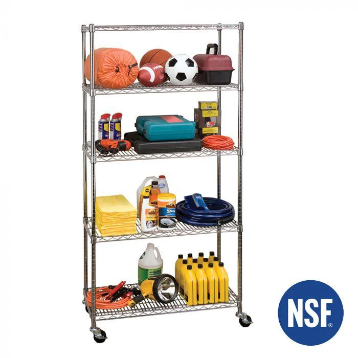 2025 UltraDurable? 5-laags NSF-stalen rek