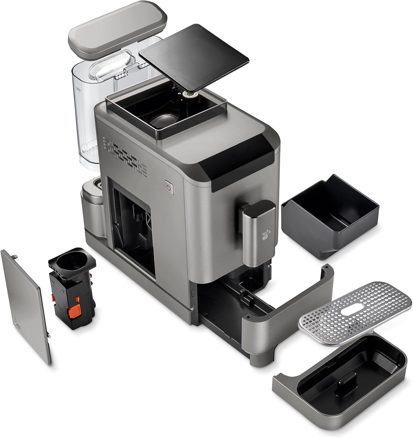 Tchibo Kaffeevollautomat Esperto2 Caffè mit 2-Tassen-Funktion für Caffè Crema und Espresso, Granite Black - INKLUSIVE Kaffeeprobierset GRATIS