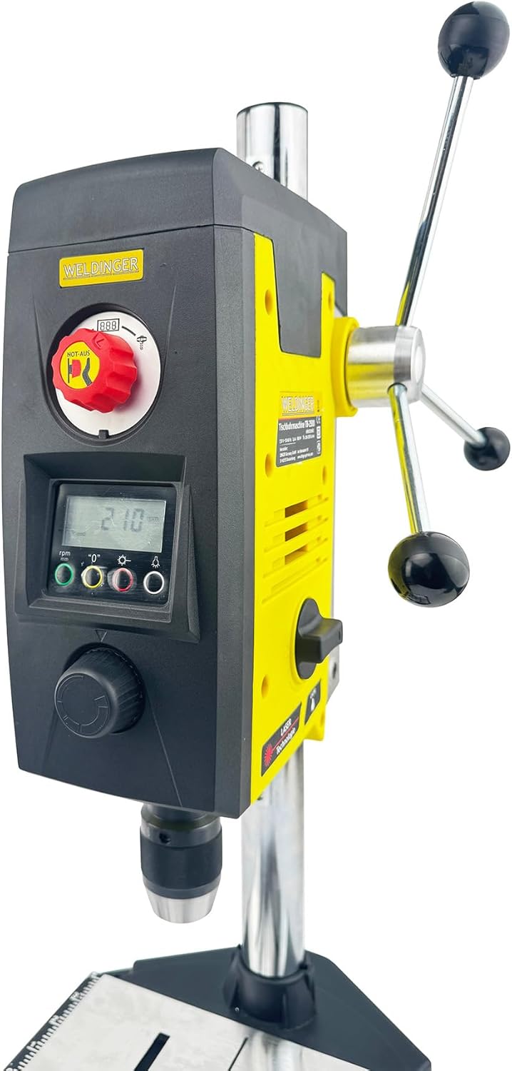 WELDINGER Tischbohrmaschine TB-2500 electronic 200-2500 U/min 800 W