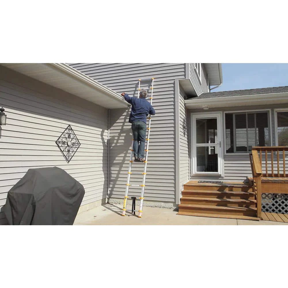 2025 XTEND + CLIMB Compact Uitschuifbare Ladder 12,5 ft (3,81 m) 250 Lbs Telescopisch Aluminium