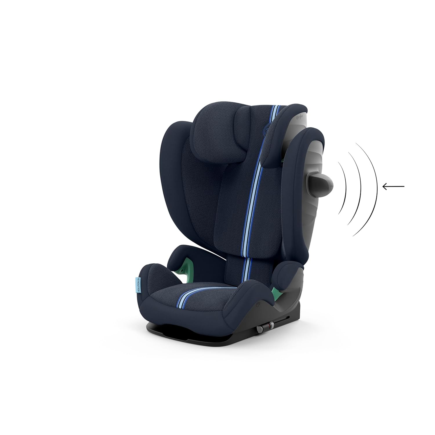 CYBEX Gold Kinder-Autositz Solution G i-Fix, F��r Autos mit und ohne ISOFIX, Ab ca. 3 bis 12 Jahre (100 - 150 cm), Ab ca. 15 bis 50 kg, Lava Grey