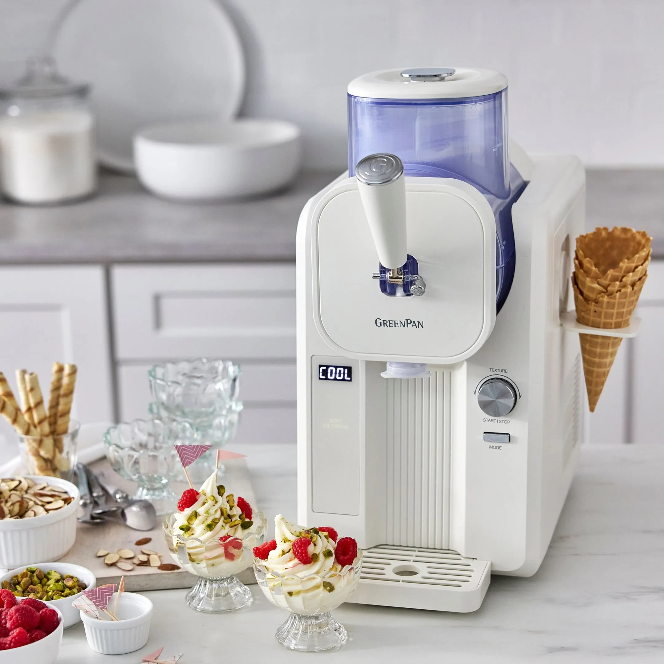 GreenPan Ijsmachine Softijs & Frozen Drinks - 1,87L