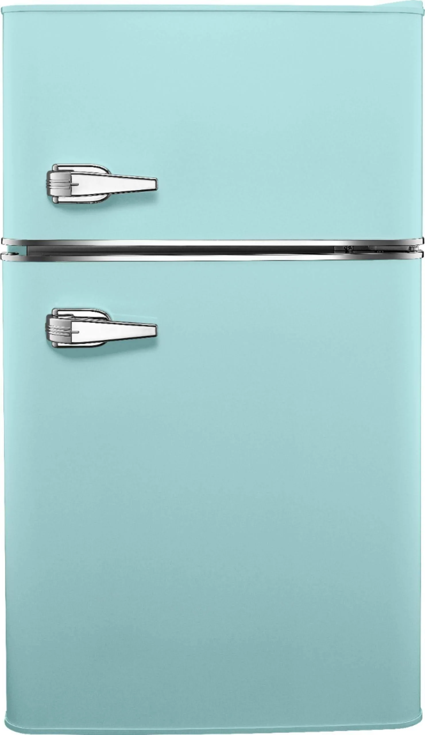 3.1 Cu. ft. Retro Mini Fridge with Top Freezer – Cool Mint