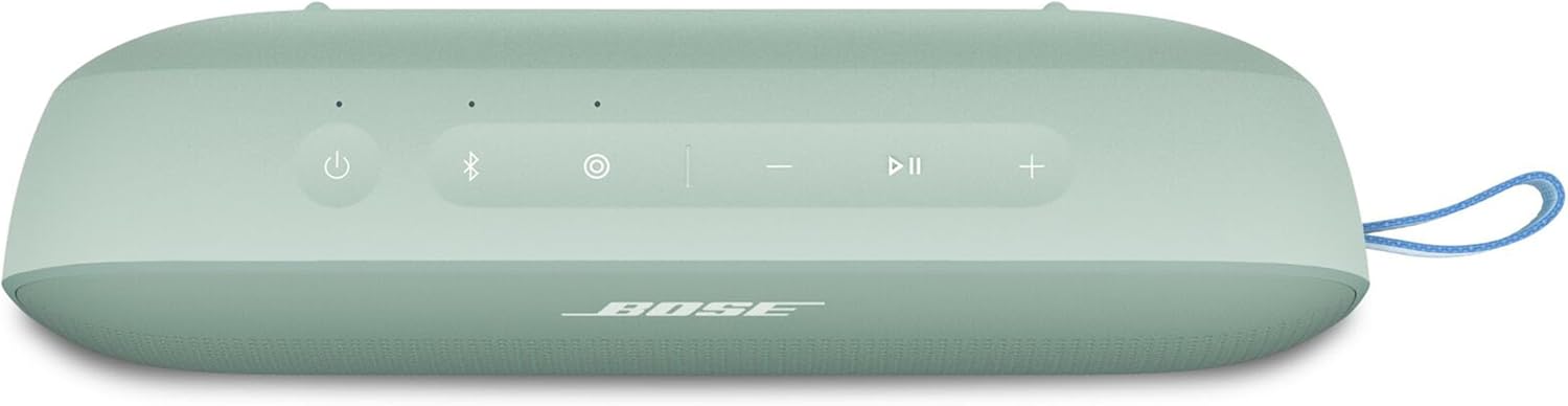 Bose SoundLink Flex Tragbarer Bluetooth-Lautsprecher (2. Gen.), Tragbarer Außen-Lautsprecher mit naturgetreuem Klang, bis zu 12 Stunden Akkulaufzeit, staubdicht und wasserdicht, Schwarz