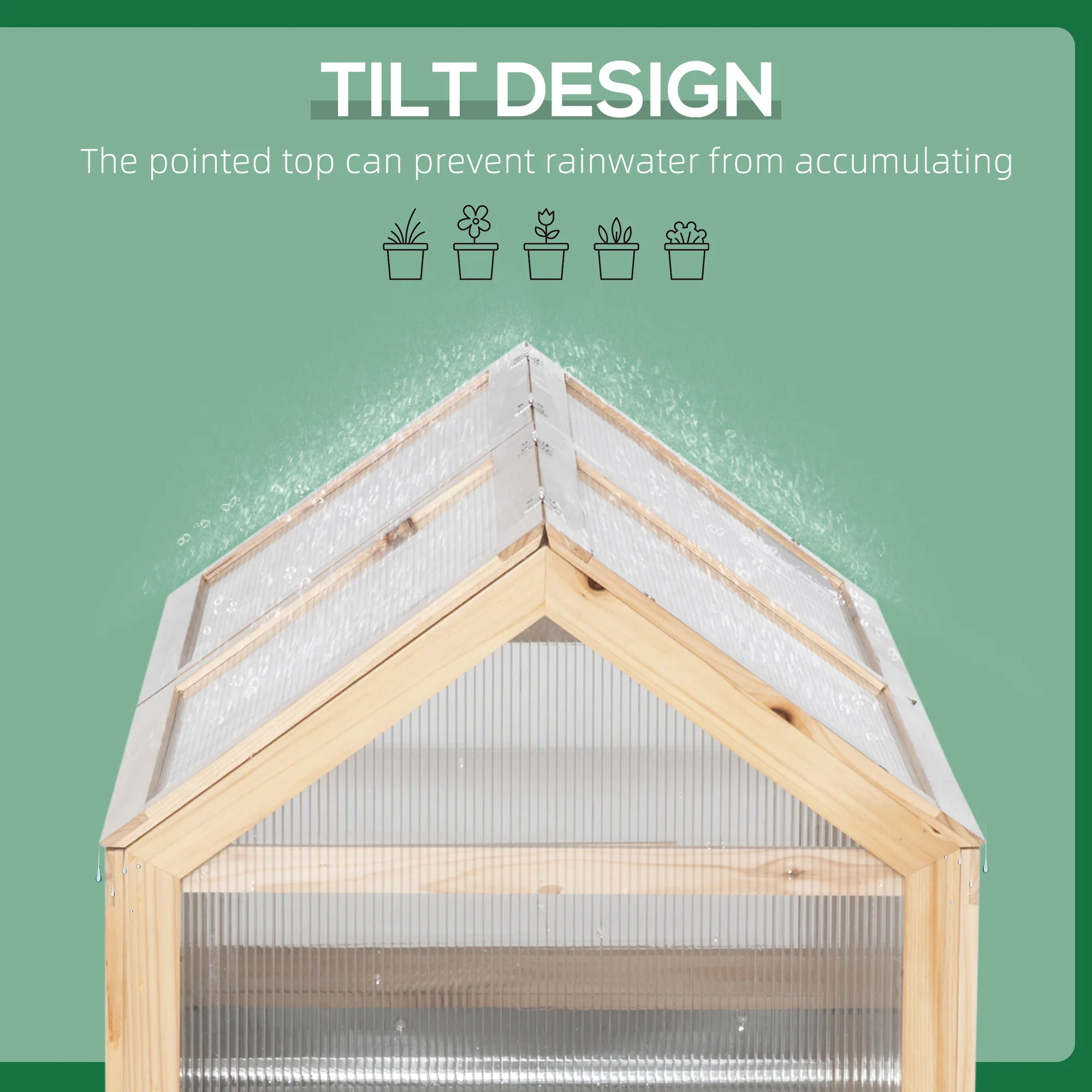 2025 Outsunny Verhoogde Tuinkit