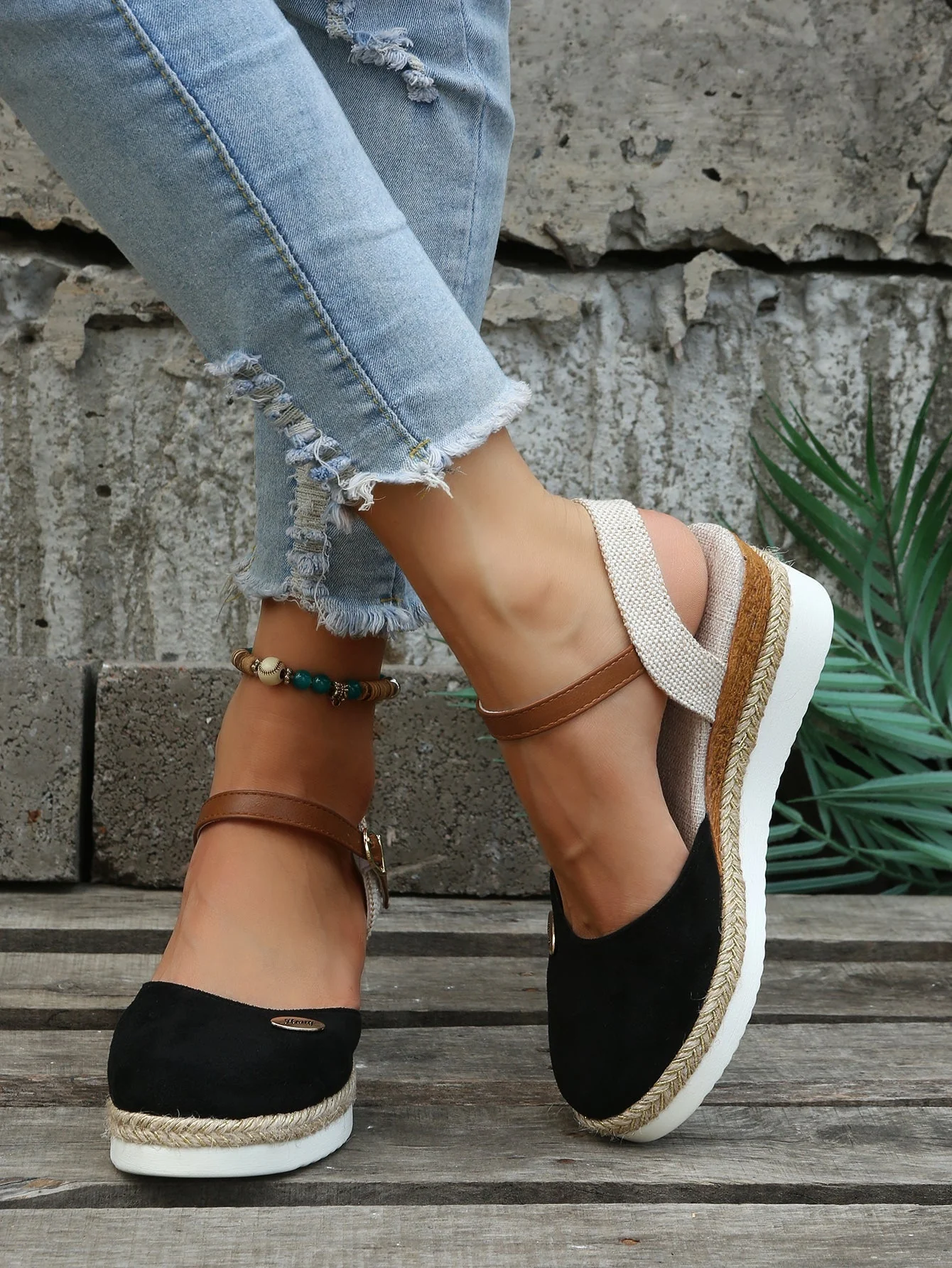 Orthop?dische Espadrilles f��r Damen | Bequeme Sommerschuhe mit Fu?bett | Geschlossene Spitze, Leicht & Atmungsaktiv