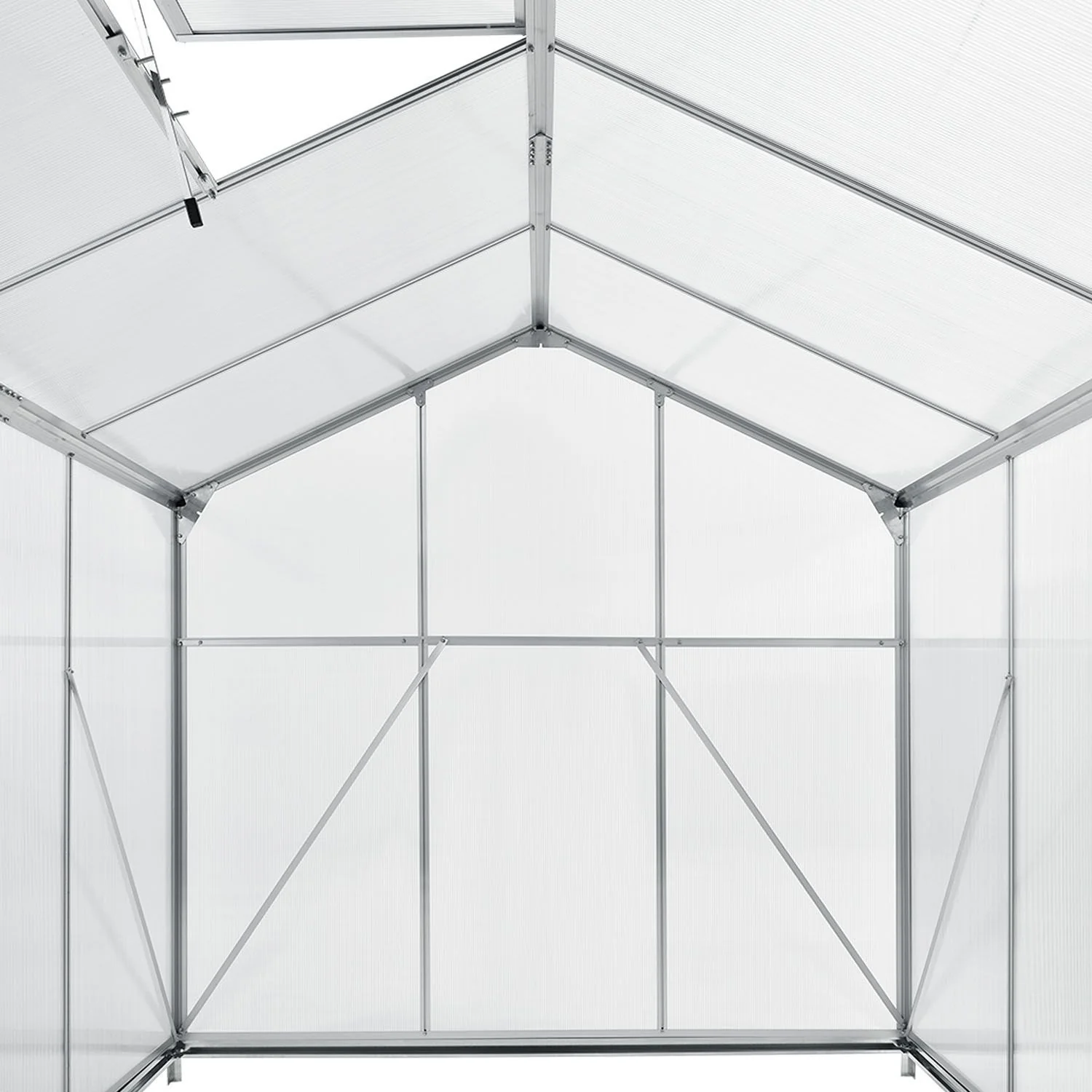 2025 Aluminium kas met fundering