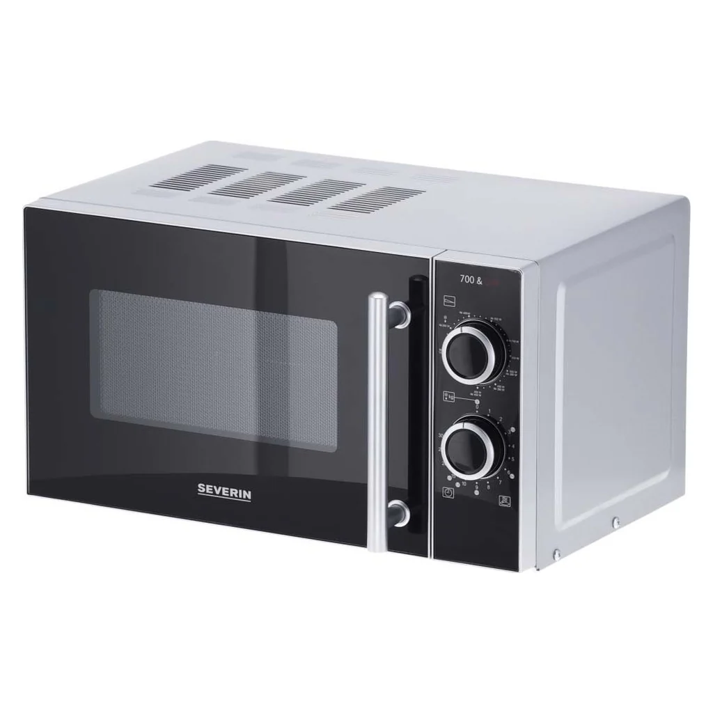 Severin magnetron met grill 700/900W MW 7771 Zwart / Zilver