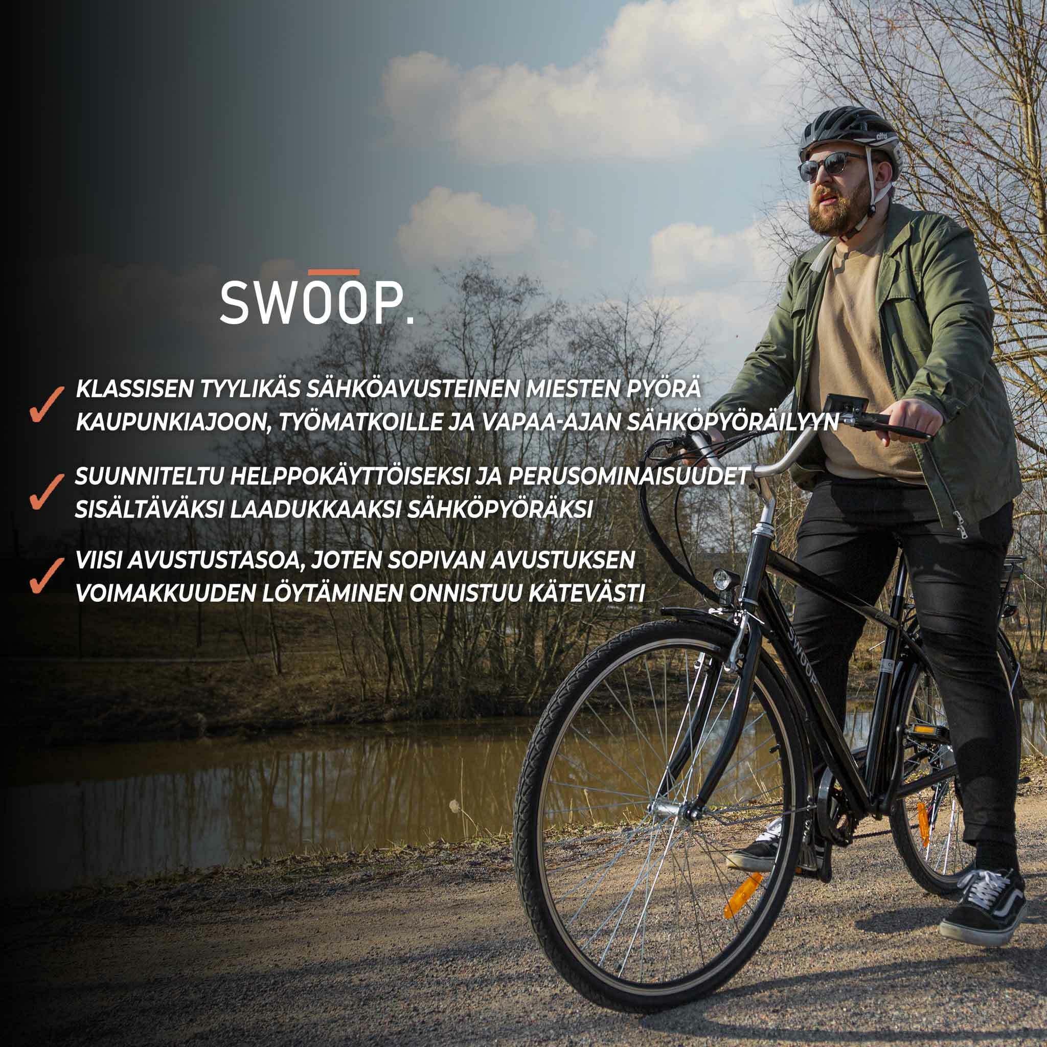 Swoop E-Bike Classic, Herren 28