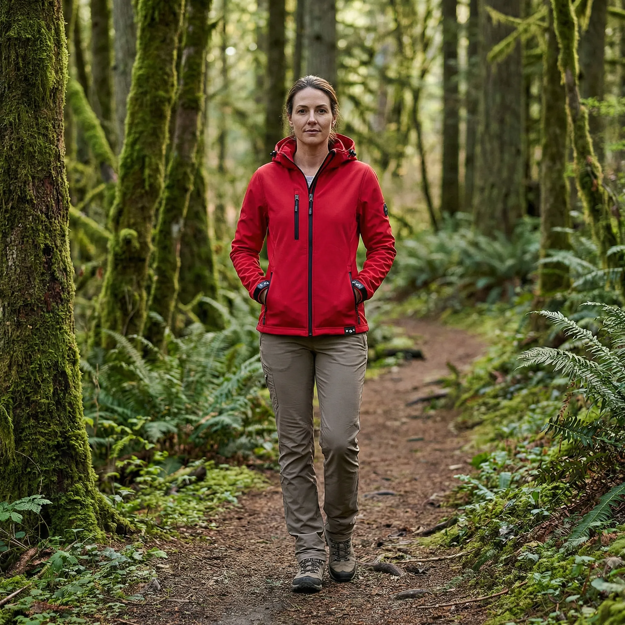 Damen Softshelljacke Mit Kapuze