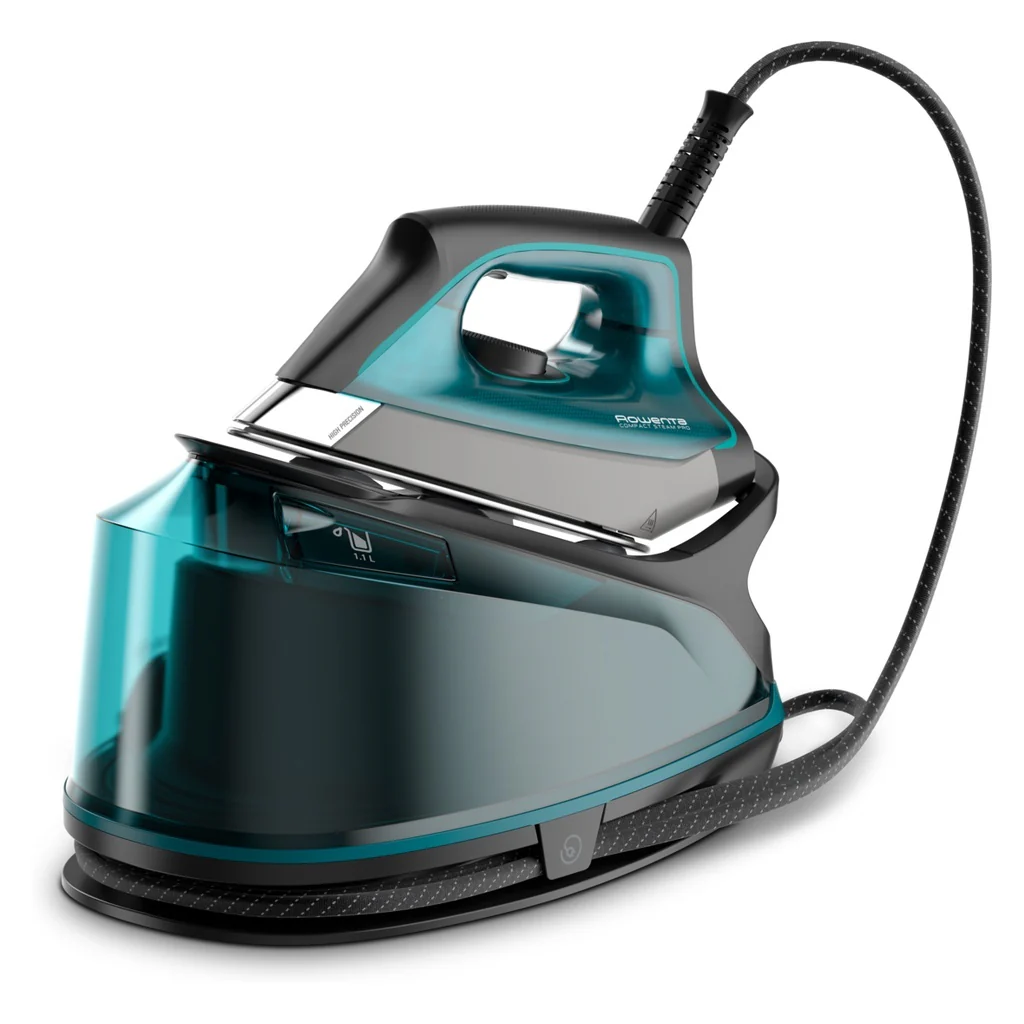 Rowenta DG762 2200 W 1,1 l Microstoom 400 HD Laser-strijkzool Zwart, Blauw
