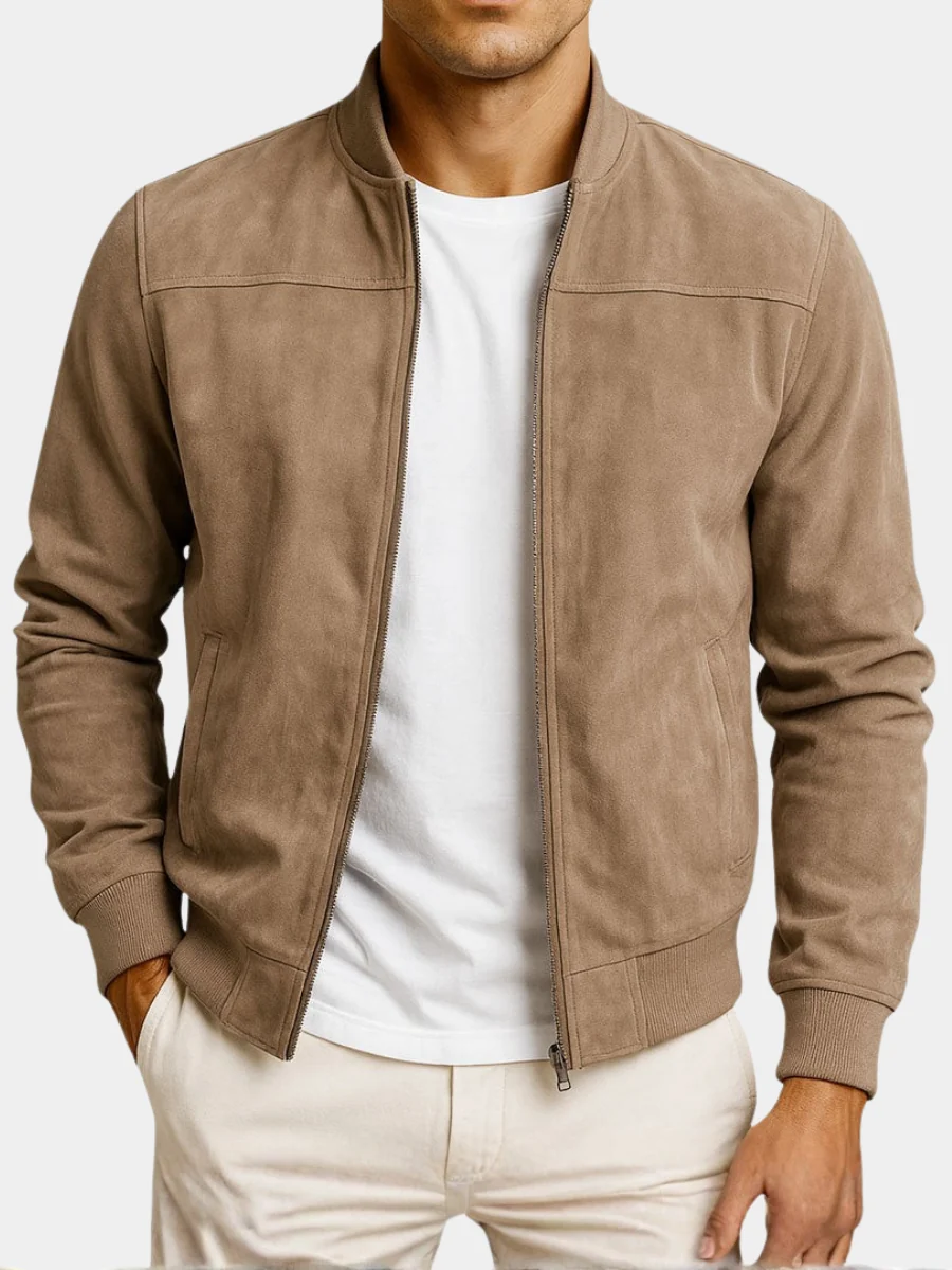 Herren-Wildlederjacke �C Zeitlose Eleganz und raffinierter Stil