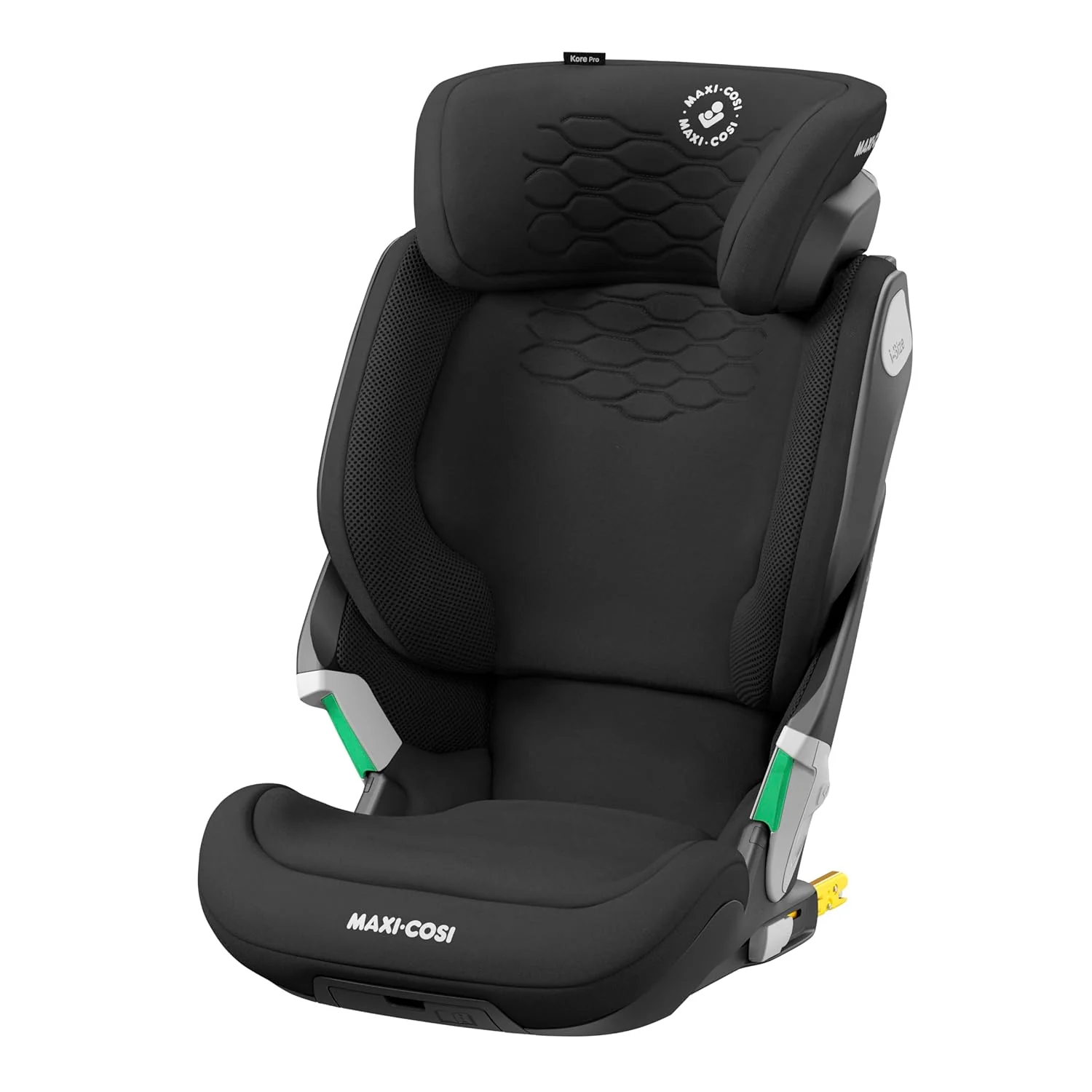 Maxi-Cosi Kore Pro i-Size Kindersitz, 3.5–12 Jahre, 100–150 cm, ClickAssist Licht, Verstellbare Höhe/Breite, Side Protection System+, Authentic Cognac