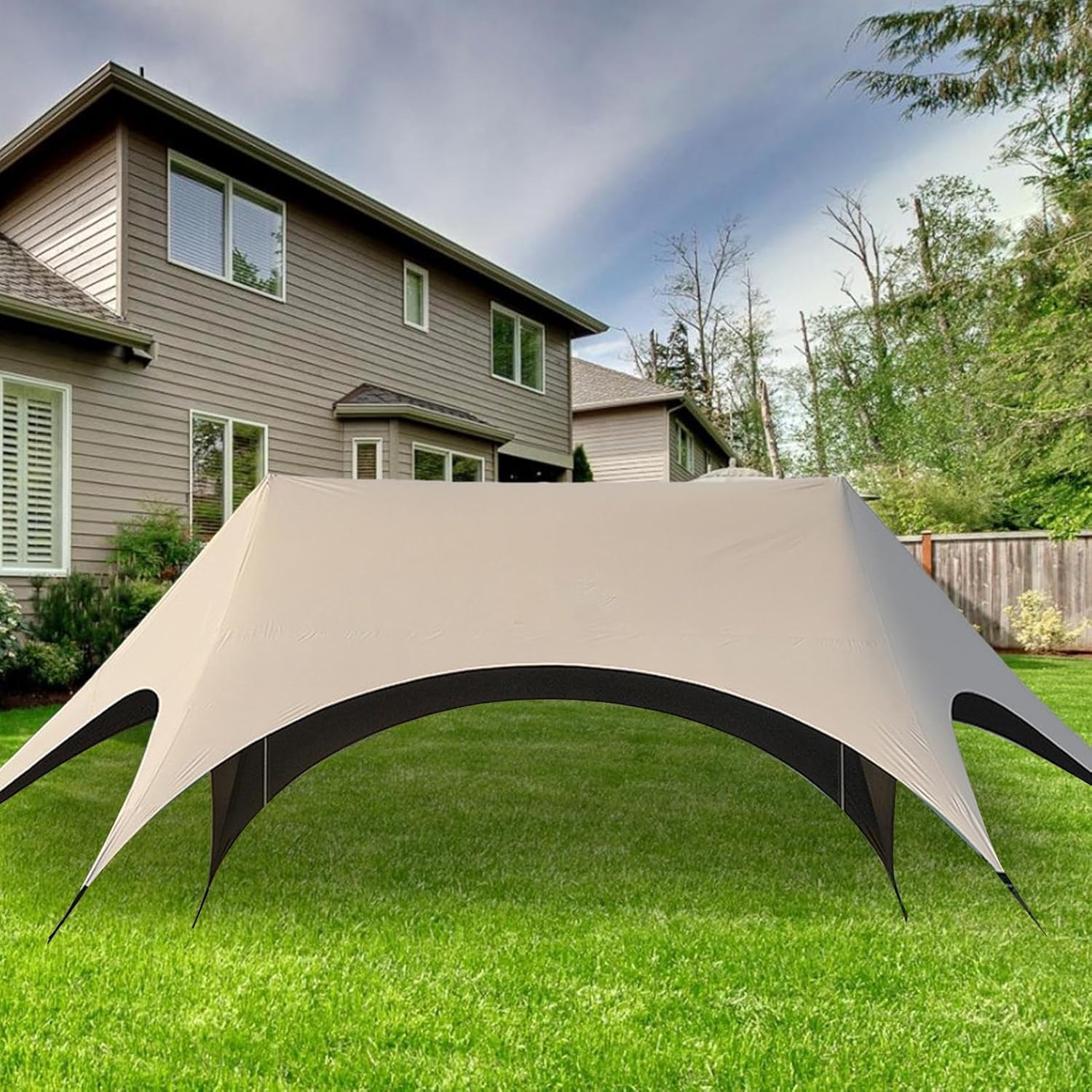 Zeltvorzelt für den Außenbereich | schnelle Montage Solarzelt, Faltbarer Pavillon, robust, für Picknick, Pool, Rasen, Grill, Garten, Terrasse, Hochzeit
