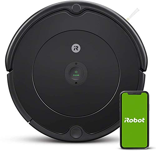iRobot Roomba 692 Robot Aspirapolvere Con Connessione Wi Fi, Adatto A Pavimenti E Tappeti, Sistema Di Pulizia Ad Alte Prestazioni Con Dirt Detect, Smart Home E Controllo Con App, Grigio Scuro : Casa e cucina