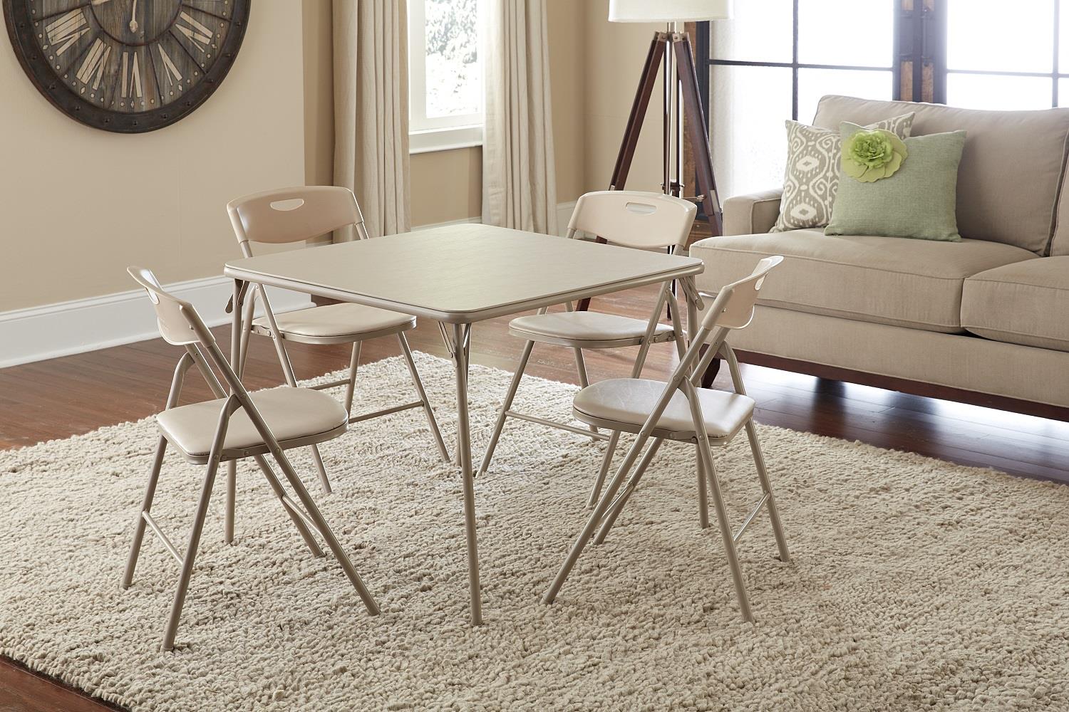 5-delige Inklapbare Tafel- en Stoelenset