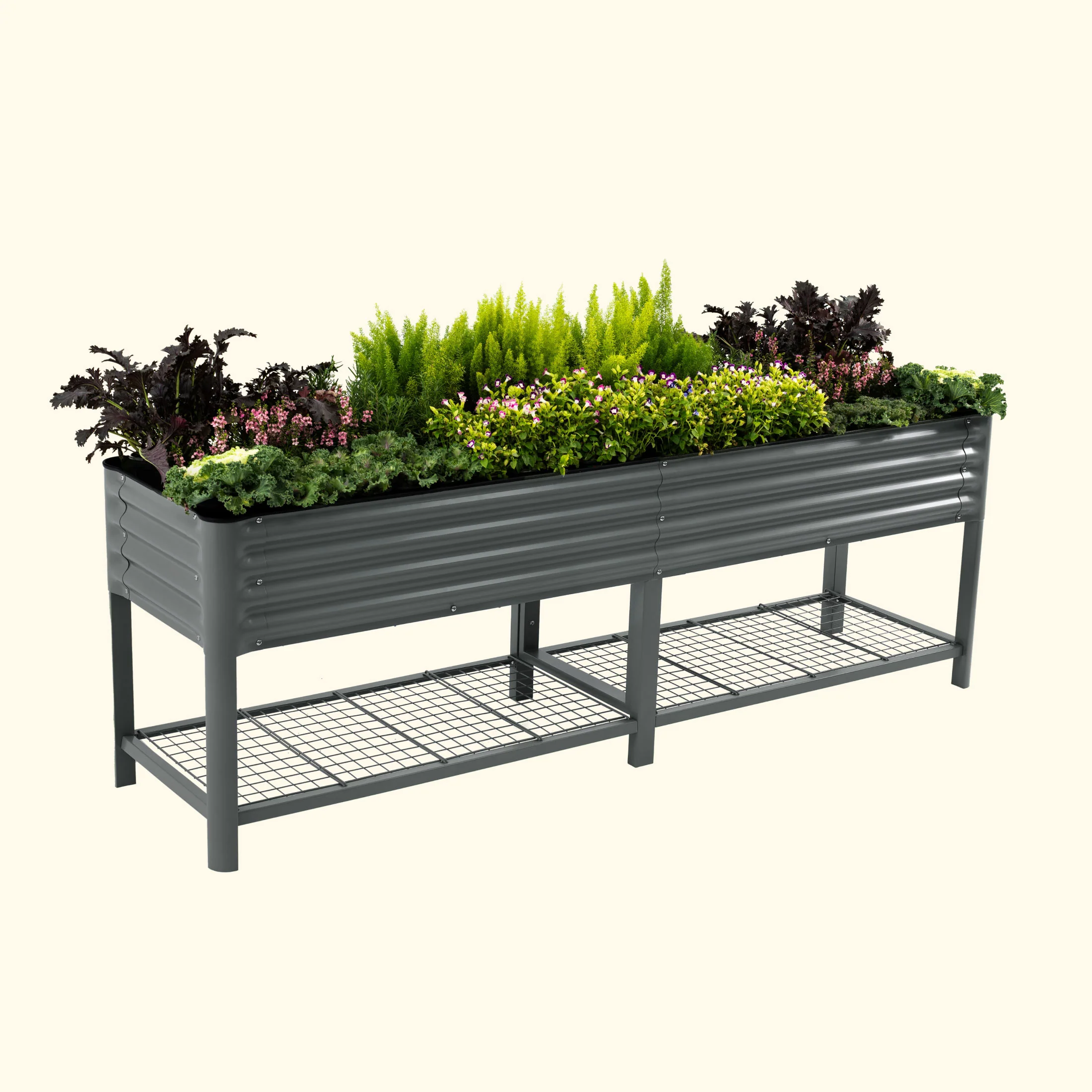 Verhoogde tuinbak �C V-serie 2' x 8'