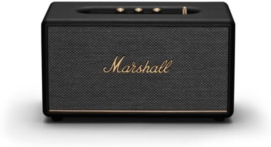 Marshall Stanmore III Bluetooth-Lautsprecher, Kabellos �C Schwarz