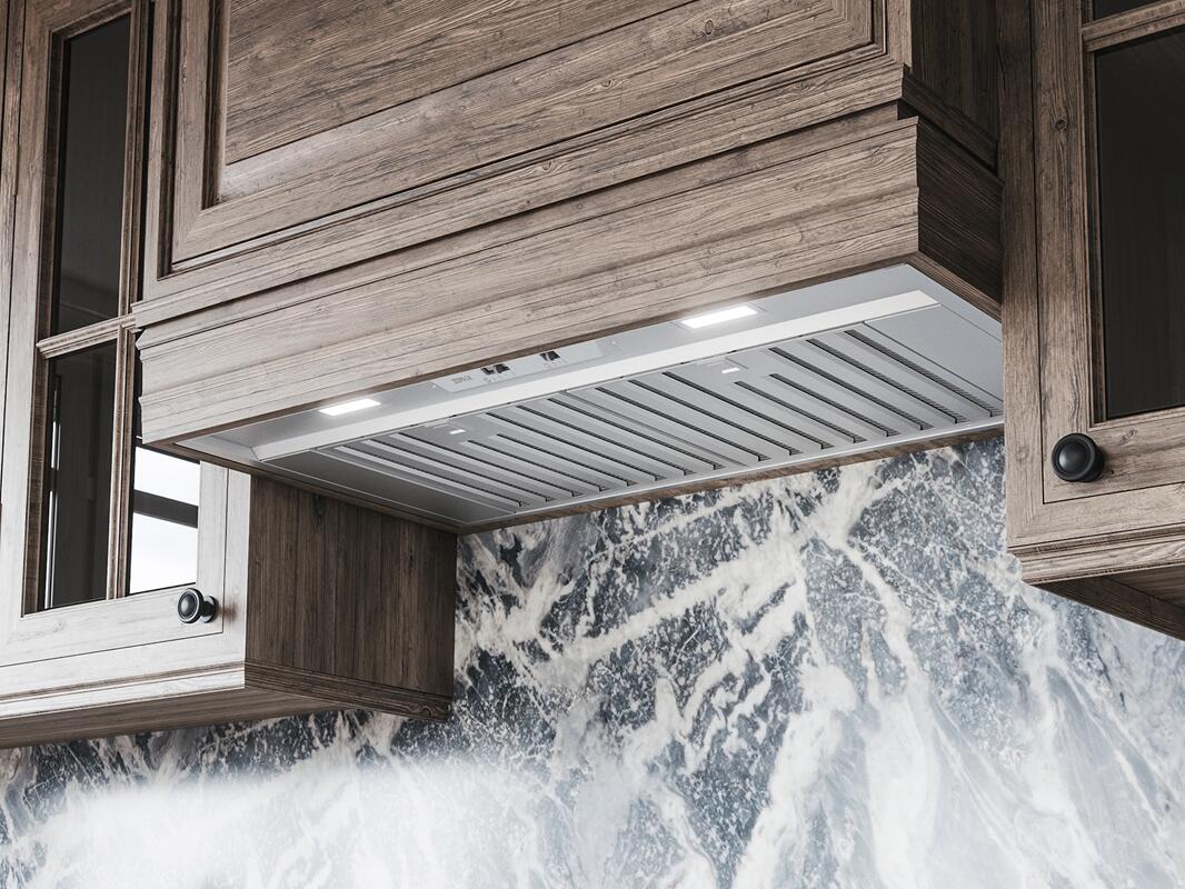 Zephyr 30'' Monsoon Mini Cabinet Insert Hood 300 CFM LED Lights