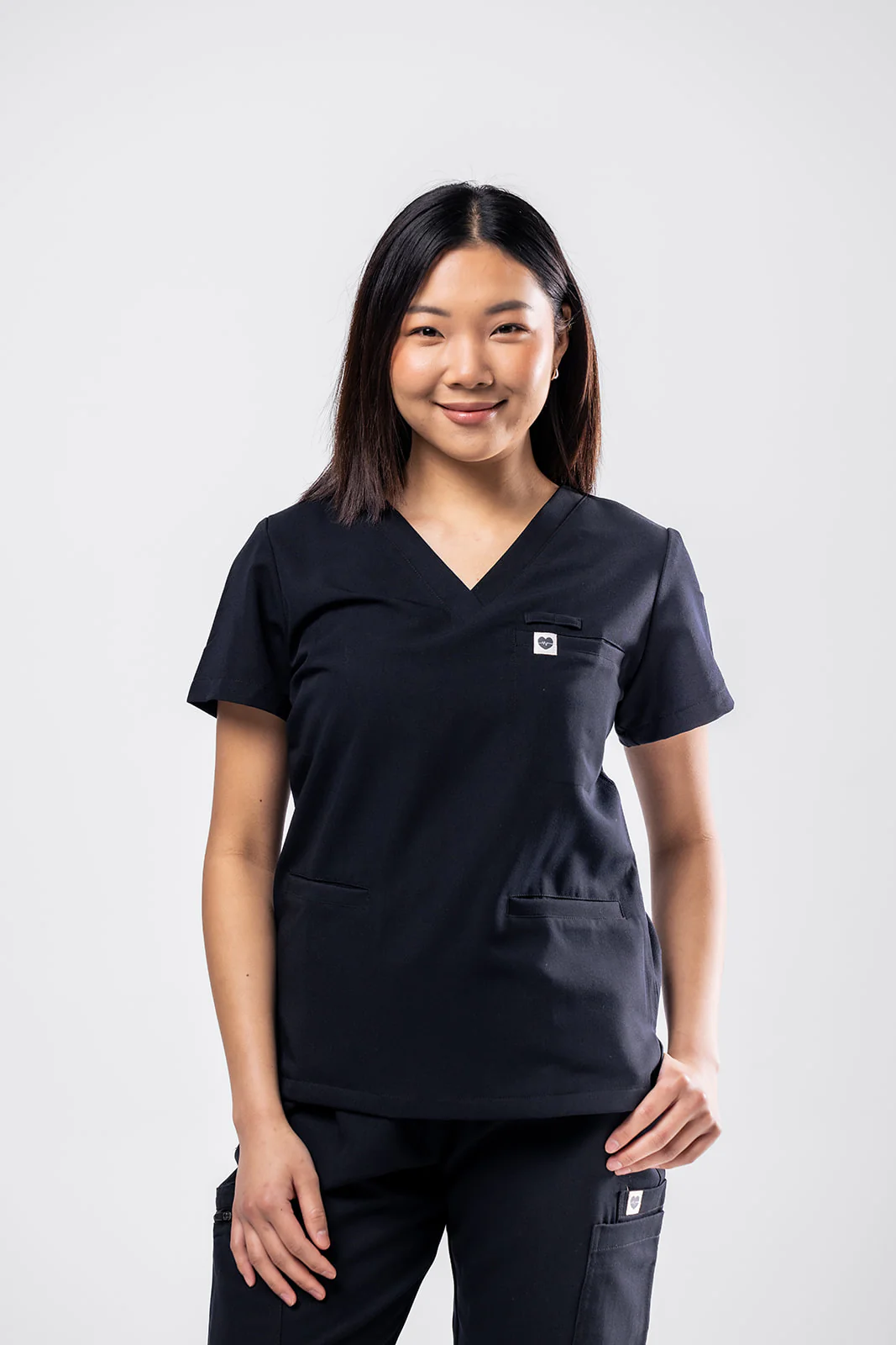 3-Pocket Scrub Top