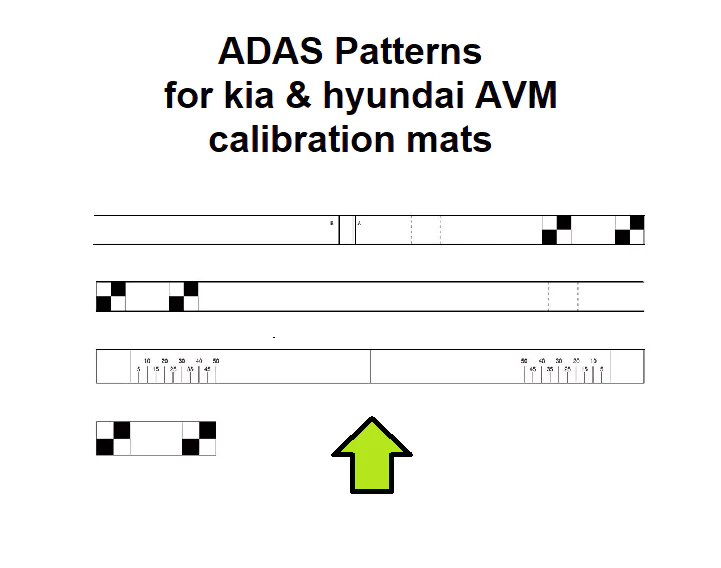 Kia & Hyundai ADAS (AVM) mats G0GHDN0001 - DIGITAL PATTERN ONLY