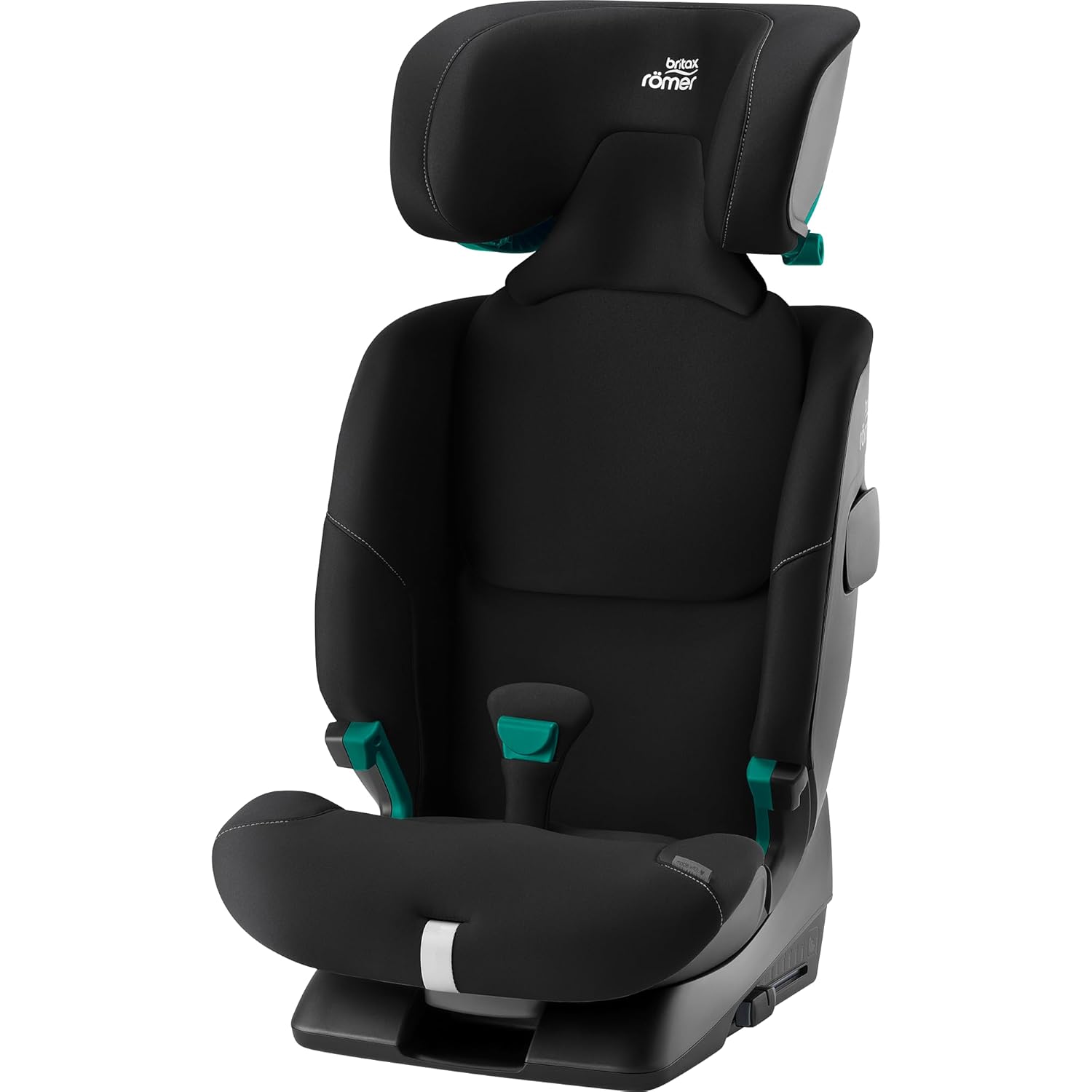 BRITAX RÖMER Kindersitz ADVANSAFIX 2 Z-LINE, für Kinder von 76-150 cm (i-Size) mit und ohne ISOFIX, 15 Monate bis 12 Jahre, Space Black