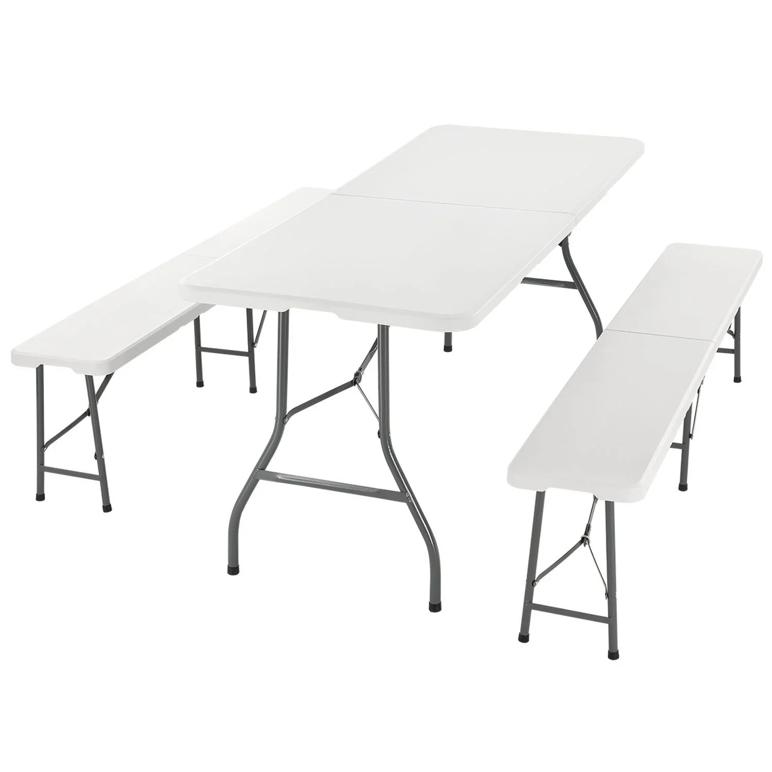 2025 Conjunto de mobiliario plegable para fiestas Bayreuth 180x70x74 cm