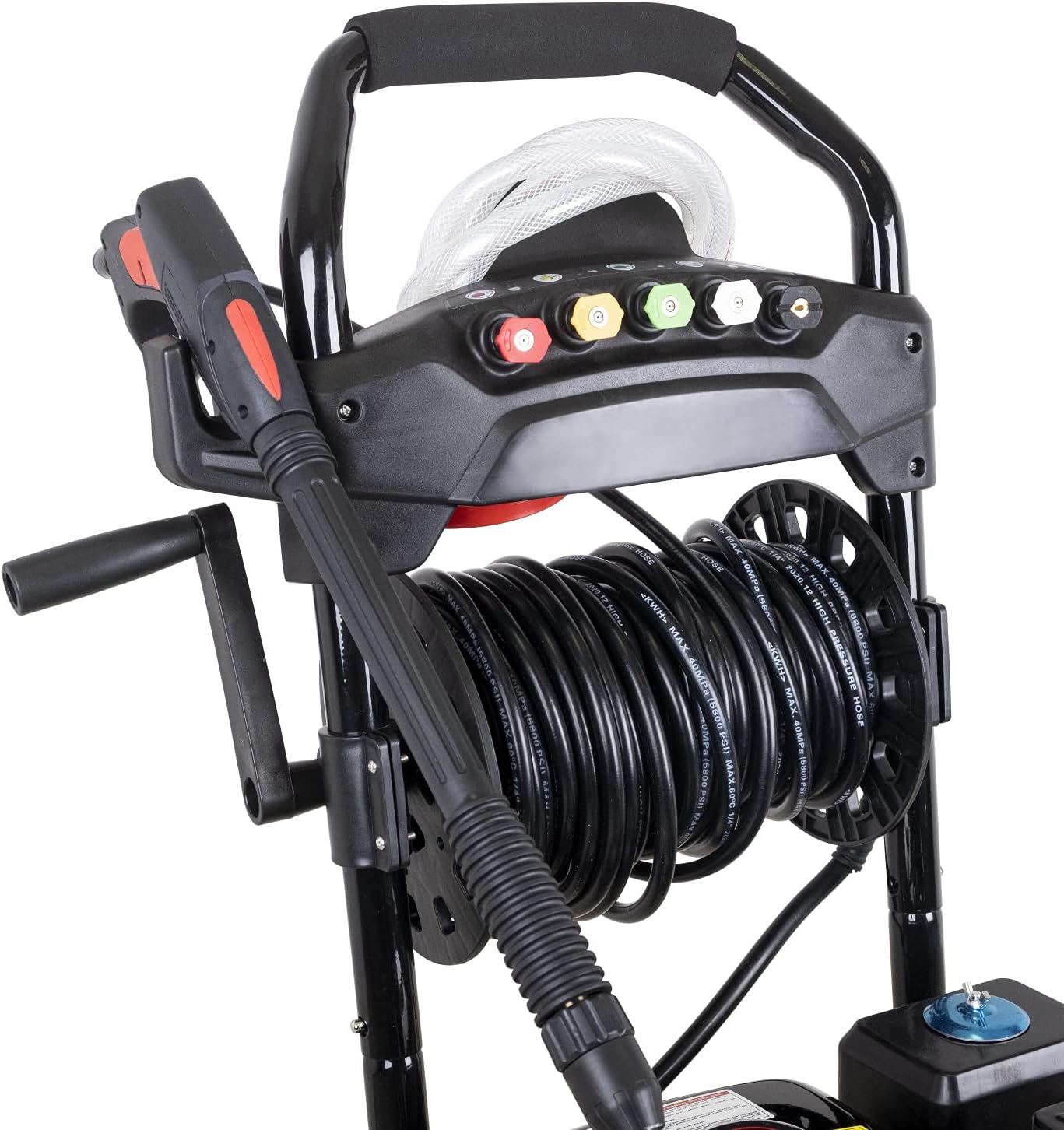 Benzin Hochdruckreiniger DT-KR170D mit 7 PS Motor (170 bar Arbeitsdruck, 5 Arbeitsdüsen, selbstansaugend, inkl. 12 Meter Hochdruckschlauch)
