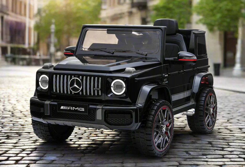Mercedes G63 G Wagon 12v Ride on Car SUV with Remote  - With Leather Seat & EVA Wheels