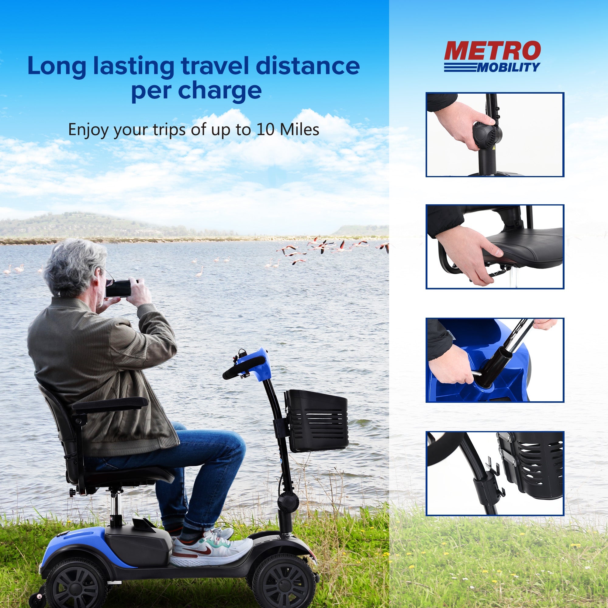 4 Wheel Mobility Scooter - Electric Wheelchair