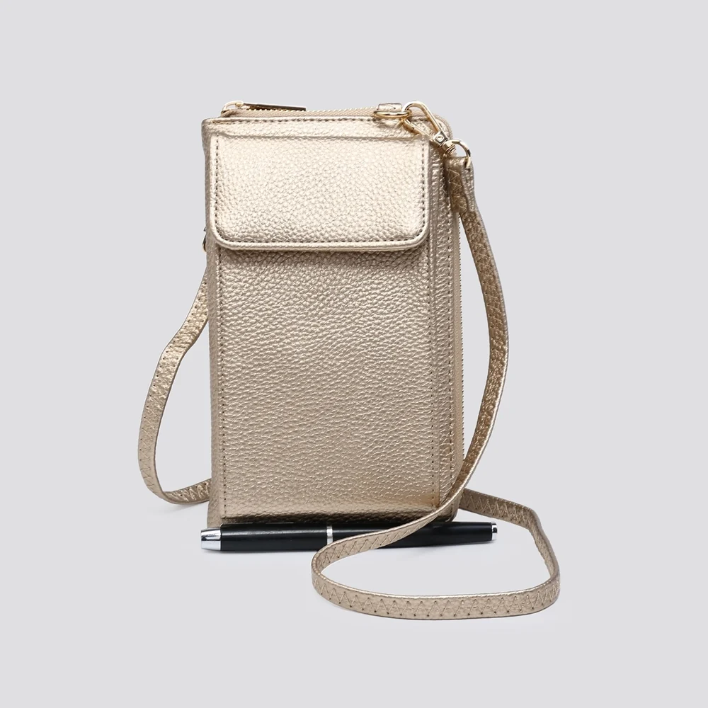 Rachel Phone Crossbody Bag | Gold